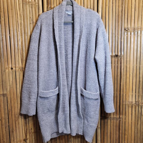 Barefoot Dreams Sweaters - Barefoot Dreams Cozychic Cali Cardigan XL Beige